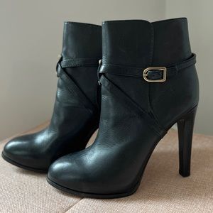 Tory Burch leather high heel booties!
